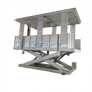 Nuevo Elevador Hidráulico para Autos de <span class=keywords><strong>Doble</strong></span> Plataforma para Sótano, Capacidad de Carga de 3 Toneladas, Control Remoto, Construcción de Acero, para Hoteles - Product Image 4