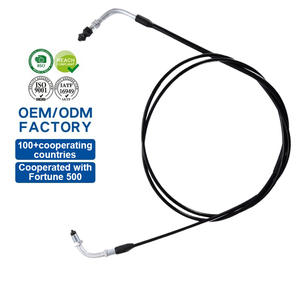 GOOFIT Câble d'accélérateur de remplacement de 46 pouces pour GY6 125cc-250cc Dirt Bikes Scooters <span class=keywords><strong>chinois</strong></span> Cyclomoteurs Guidon de moto - Product Image 1
