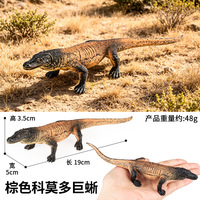 Jouets de simulation de reptiles solides pour enfants, modèle transfrontalier yxs, lézard de Komodo, iguane vert américain, caméléon