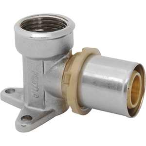 Alta presión 16X1/2 Hembra Accesorio curvo Brida a presión Superficie pulida Lisa Técnica de forja Rosca BSPT NPT para fluido - Product Image 1