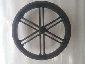 20-Zoll-Fatbike-Vorderradsatz mit <span class=keywords><strong>12</strong></span> Speichen, Magnesiumlegierung, pulverbeschichtet, Scheibenbremsen-Fahrradräder für Sandstrand- und Schnee-Einsatz - Product Image 1