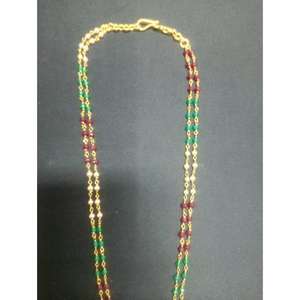 Collar de Perlas y Piedras Curativas de Jade Natural Colorido Estilo Bohemio para Mujer, Gargantilla de Perlas, Venta al por Mayor - Product Image 1