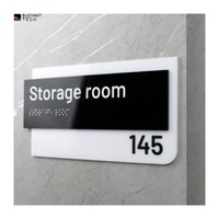 Nomor Kamar Hotel, Tanda Braille Kamar Mandi, Tanda Toilet, Tanda ADA Logam, Plat Nomor Pintu Rumah dari Logam Akrilik untuk Luar Ruangan