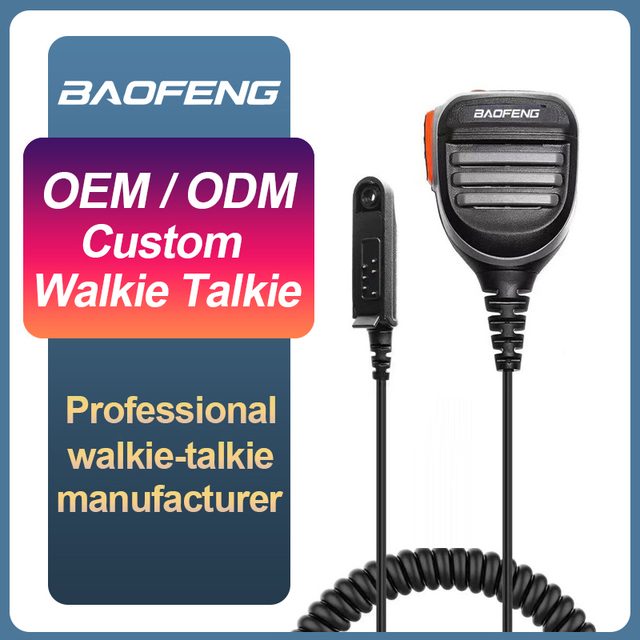 New Arrival Waterproof Walkie Talkie Speaker Mic Baofeng 780 Hand Shoulder Mic for Baofeng Two Way Radio Outdoor Use