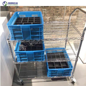 מדפי אחסון תעשייתיים מצופים כרום, מדפי תיל מצופים כרום, הנחה על מוצר חדש במסעדות מסחריות - Product Image 6