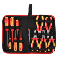 Ensemble de pinces et tournevis isolés KAFUWELL C4017B pour électriciens, 1000V, certifié VDE