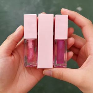 Baume à lèvres liquide hydratant vitaminé, teinte transparente marron, cadeau fruité, gloss repulpant, végétalien, bio, rose, huile à lèvres changeante de couleur selon le pH - Product Image 2