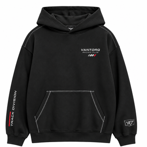 Sudadera con Capucha Oversize Unisex de Carreras con Costuras en Contraste y Gráficos de Motorsport, Ideal para Clubes y Equipos de Automovilismo - Product Image 2