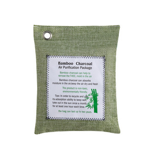 Natural Air Purifying Bag Activated Bamboo Charcoal Odor Eliminator for Car Air Purifier Closet Freshener Odor Eliminating Bag