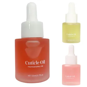 Huile nourrissante pour cuticules 20 ml, soins des ongles, anti-gerçures, revitalisant pour peaux mortes, protecteur cutané, outil de manucure - Product Image 1