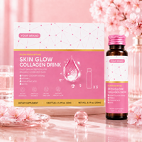 Boisson au collagène marin avec acide hyaluronique, vitamine C et biotine – Liquide oral beauté quotidien favorisant l'hydratation et une peau éclatante