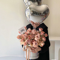 Bouquet de roses éternelles modernes de qualité supérieure dans un coffret cadeau – Fleurs éternelles pour la fête des Mères, Thanksgiving et la Saint-Valentin