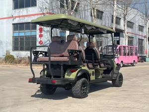 Voiturette de golf électrique 6 places à <span class=keywords><strong>prix</strong></span> d'usine, 4 roues motrices, buggy de club à <span class=keywords><strong>prix</strong></span> abordable, voiturettes de golf électriques - Product Image 3