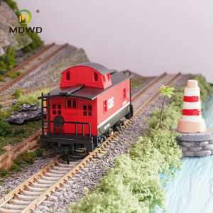 Modello di Caboose Ferroviario in Scala HO 1/87, 36 Piedi, per Layout Ferroviario in Miniatura, Set Treno Modellino Fai-da-Te - Product Image 5