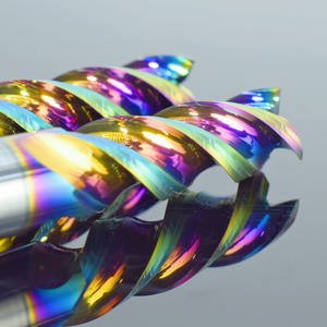 Fraises <span class=keywords><strong>à</strong></span> trois cannelures OEM, fraises <span class=keywords><strong>à</strong></span> bout en carbure revêtues de DLC pour la fabrication de moules - Product Image 3