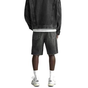 กางเกงขาสั้นผู้ชายสไตล์ลำลองสำหรับใส่เที่ยวหน้าร้อน แต่งดีเทลขาดๆ มีกระเป๋า ผลิตจากผ้าฝ้าย 100% - Product Image 4