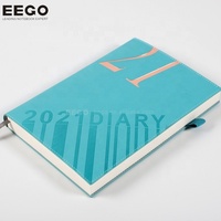 2025 gros logo personnalisé couverture souple planificateur en cuir PU carnet de notes avec porte-stylo