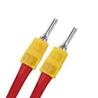 Terminal à sertir pré-isolé Phoenix Type PTV 10/13/18, connecteur de fil de type aiguille en cuivre rouge pour fils de 1,5/2,5/4/6 mm²