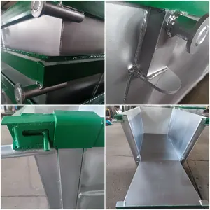 4 Yards Skip Bin Garbage Container 6M3 Skip Bin Metal Waste Skip Bins For Sale