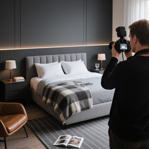 किलन प्रीमियम फर्नीचर फोटोग्राफी सेवाएं ईंट की दीवार बनावट pvc फोम + पेपर सामग्री विरोधी झुर्री वाटरप्रूफ सुविधाएँ - Product Image 2