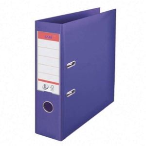 Classeur en plastique bleu A4 A5 avec clip et poignée ergonomique, organiseur de documents extensible - Product Image 4