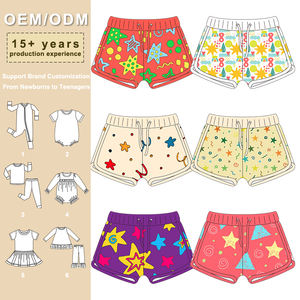 Costumi da bagno all'ingrosso personalizzati con stampa, pantaloncini elastici per bambini, per l'estate, per neonati e bambine - Product Image 1