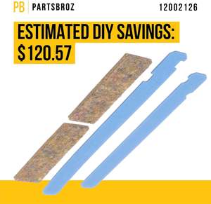 PartsBroz Front Glide Kit Sèche-linge Électrique Pièces 220V Plastique Compatible Whirlpool DR Magic Chef Maytag Admiral Laundry Appliance - Product Image 3