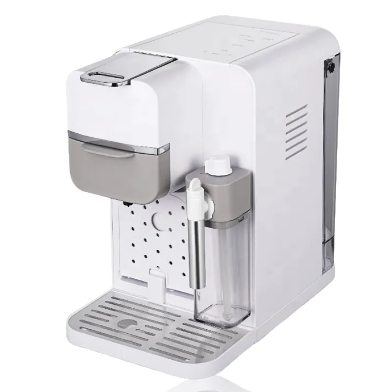 2in1 Espresso Cappuccino viên nang làm viên nang Máy pha cà phê với hộp sữa Jug