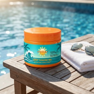Gel Autobronceador Natural con Gotas Bronceadoras para Rostro y Cuerpo, Brillo sin Sol, Fórmula Hidratante de Bronceado Rápido - Product Image 1