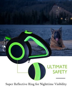 Wholesale Double Head Dog Traction Rope <b>Led</b> <b>Light</b> Automatic Retractable Pet Multifunctional Dog Leash with <b>Light</b> Poop Dispenser - Product Image 5
