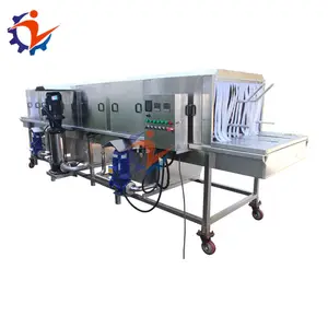 Potato Plastic pallets Tray washing cleaning machine Cosmetics plastic box washing machine with steam heating