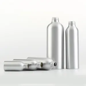 1升定制彩色银色带螺旋盖铝水瓶铝胶囊瓶