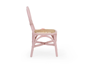 Silla Infantil de Ratán Hecha a Mano, Ligera, Duradera y Moderna, Segura para Uso en Exteriores/Hoteles, Asiento Infantil de Mimbre Natural para Fiestas - Product Image 3