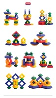 Jouet éducatif précoce amusant, puzzle DIY pour enfants, blocs de puzzle en plastique, blocs pyramidaux, jeu de pyramides, jouets de puzzle 3D pour enfants