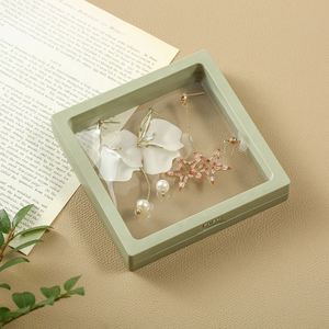 Boîte de présentation flottante pour bijoux, boîte à bijoux en film transparent, boîte de rangement pour broches, boucles d'oreilles, colliers, boîte cadeau - Product Image 3