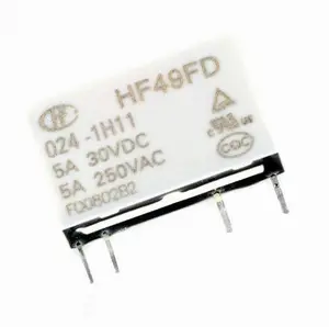 New (New&Original)Power relays HF49FD-005-1H11 HF49FD-012-1H11 HF49FD-024-1H11 5A250V 4PIN DIP-4 In Stock