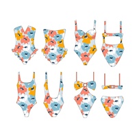 Nudo delantero y lateral traje de baño Bikini mujer alta calidad traje de baño joven caliente chica Bikini venta al por mayor traje de baño personalizado