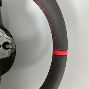 Nuevo Volante de Cuero para Volkswagen VW Polo MK7 Passat Golf 4 5 6 7 8 GTI <span class=keywords><strong>R</strong></span> <span class=keywords><strong>Line</strong></span> MK5 MK6 MK7 MK8 2015 2016 2017 - Product Image 5