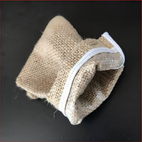 Sac en jute à cordon, petite pochette en toile de jute pour bijoux, sac rustique pour cadeaux de mariage, sachet en toile de jute naturelle pour l'emballage des grains de café