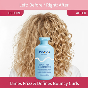Shampooing hydratant et nourrissant au beurre de karité anti-frisottis pour <span class=keywords><strong>cheveux</strong></span> <span class=keywords><strong>ondulés</strong></span>, OEM/ODM, marque privée, 320 ml, pour <span class=keywords><strong>cheveux</strong></span> bouclés/<span class=keywords><strong>ondulés</strong></span> - Product Image 4