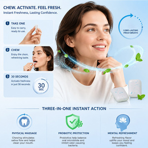 Chewing-gum Icy Burst <span class=keywords><strong>Xylitol</strong></span> sans sucre, saveur menthe, sensation de fraîcheur instantanée, texture moelleuse, OEM ODM, personnalisable en vrac, fabrication en usine - Product Image 2