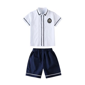 Blanc enfant fille retour à l'école robe marin Style école uniforme nouveau mignon <span class=keywords><strong>maternelle</strong></span> école uniforme conception - Product Image 5