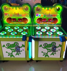 Ếch Jump-Coin Vận Hành Trẻ Em Đánh Búa Whack Một Mole Redemption <span class=keywords><strong>Game</strong></span> Machine - Product Image 3