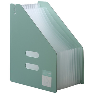 A4 Portable Accordion <b>File</b> Folder 13 Compartment Translucent PP Material For Test Paper <b>Storage</b> Desktop Organization - Product Image 2