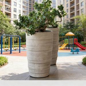 Macetas de Fibra de Vidrio Profesionales <span class=keywords><strong>para</strong></span> Arquitectura Paisajística <span class=keywords><strong>para</strong></span> Espacios Comerciales y Públicos - Product Image 1