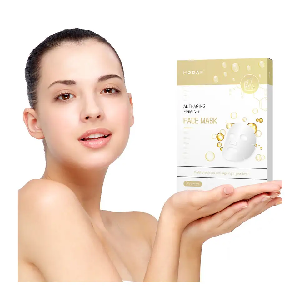 NEW ARRIVALS Anti Aging Firming Face Mask Sheets with Cotton Face Gauze for High Frequency Facial SPA