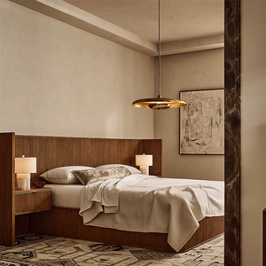 Camas de Madera de Roble Macizo Tamaño <span class=keywords><strong>King</strong></span> y Queen con Diseño Multifuncional para Dormitorio - Product Image 1