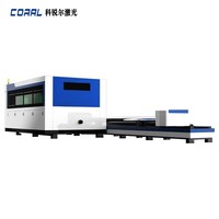 Máquina de Corte Láser de Fibra CNC CORAL CRL-4015C Directo de Fábrica, Cortadora Industrial de Tubos, Planchas y Metales
