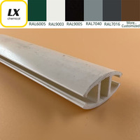 Barre de fixation inférieure en plastique pour stores romains à enroulement, fabriquée en Chine, en PVC, modèle LX Chemical LX5500, taille et couleur personnalisées, durée de vie supérieure à 5 ans