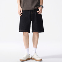 Hommes Confortable Meilleure Vente Chaude Été Style Vintage Taille Haute Droite En Gros Casual Wear Denim Shorts Jeans